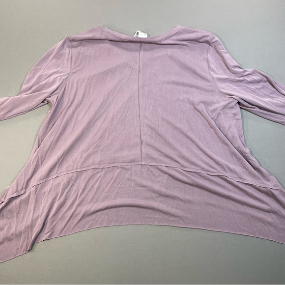 NWT ododos Athletic Relaxed-Fit Long Sleeve Tee, Flowy Curved Hem - Women Large - Picture 12 of 13